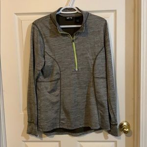Half zip sweatshirt